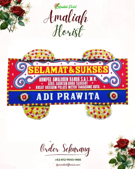 Papan Bunga Ucapan Selamat Bendiljati Wetan